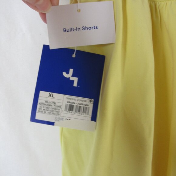 Joy Lab 2 Piece Active Skort and Shirt High Rise Cut Out Yellow XL & XXL NWT - Picture 8 of 11